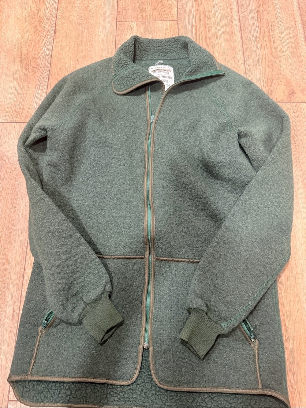 Feuchter, Passau Green Full-Zip Women's Wool Jacket